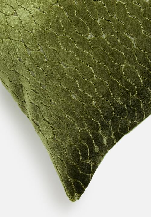 Hertex Haus - Scarab cushion cover - olive