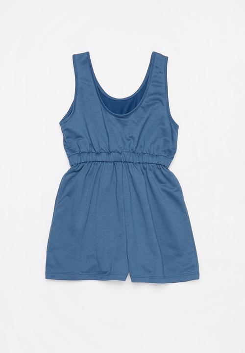 Superbalist - Terry playsuit - blue