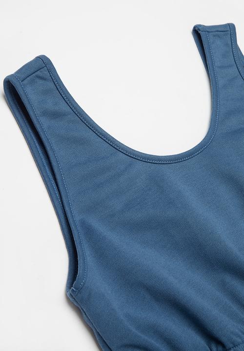 Superbalist - Terry playsuit - blue