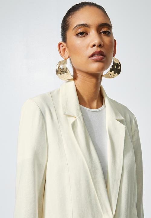 Superbalist - Linen blend blazer - neutral