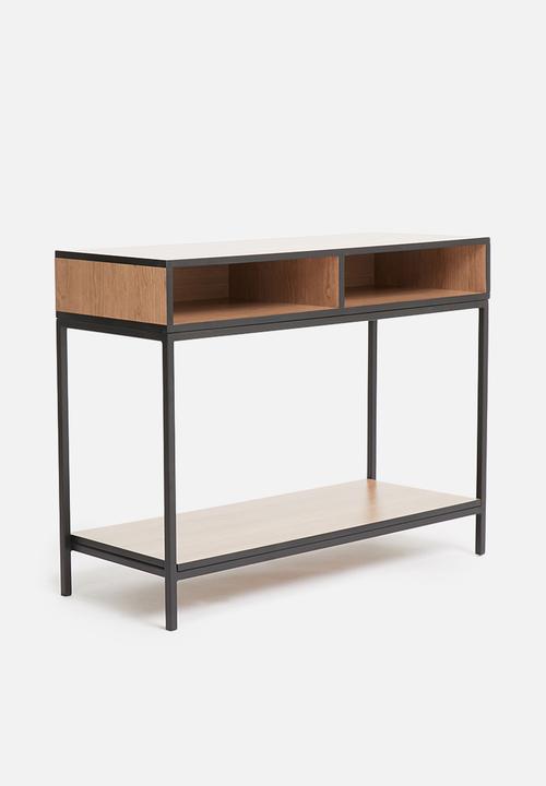 Sixth Floor - Pigeon console - natural & black