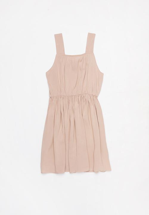 Superbalist - Front button sundress - pink