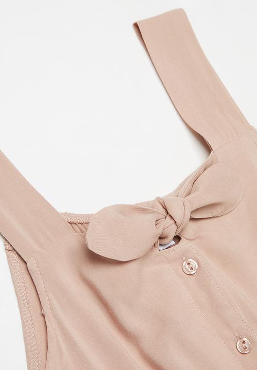 Superbalist - Front button sundress - pink