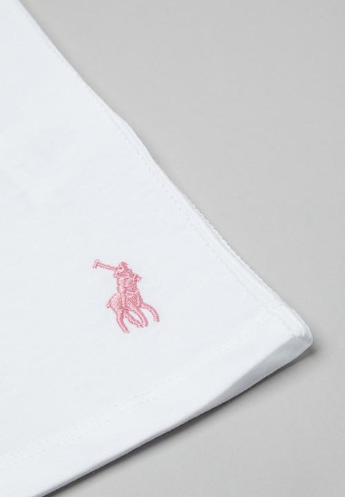 POLO - Girls candice printed tee - white