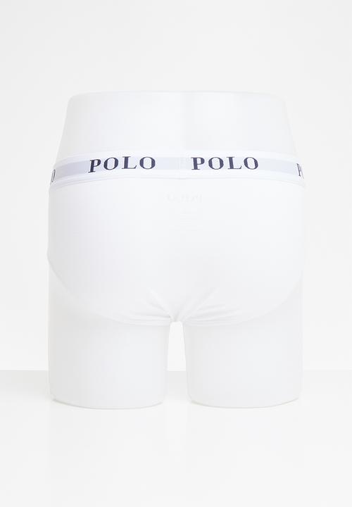 POLO - Rob plain knit briefs - white