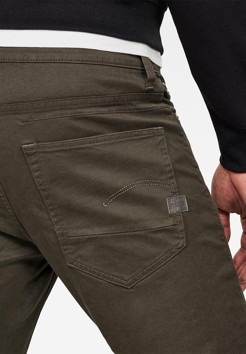 G-STAR - D-staq slim 5-pkt - dark grey 