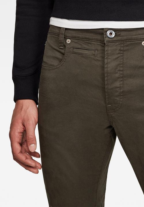 G-STAR - D-staq slim 5-pkt - dark grey 