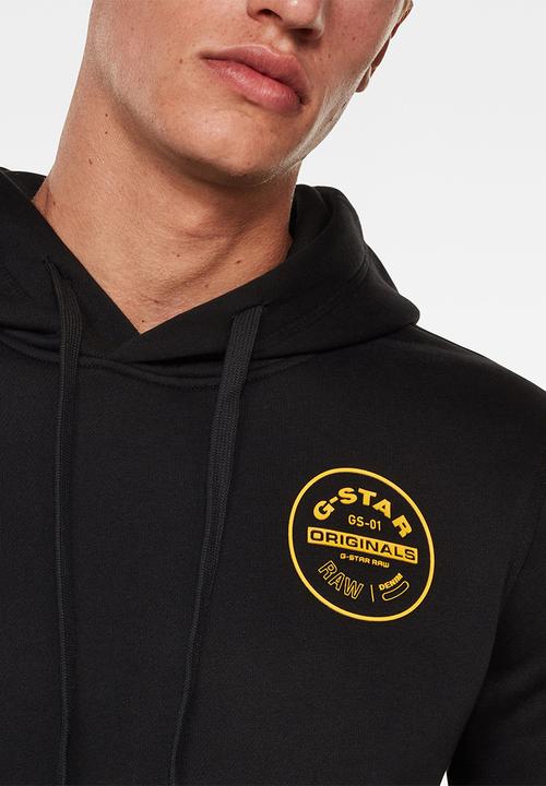 G-STAR - Round originals hdd sw long sleeve - black