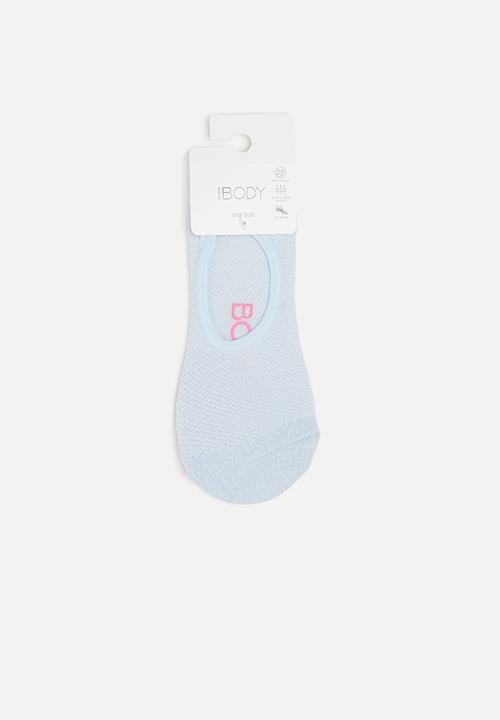 Cotton On - Fresh mesh invisible sock - baby blue