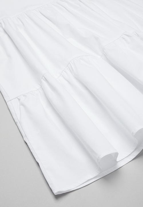 Superbalist - Tiered summer dress - white