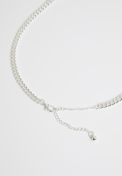 Rubi - Treasures single chain necklace - silver 
