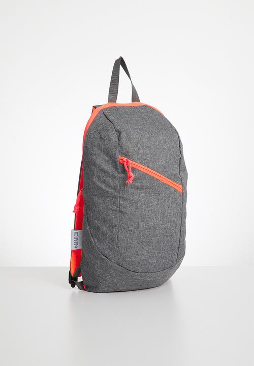 Pop Candy - Trail runner backpack - grey & orange