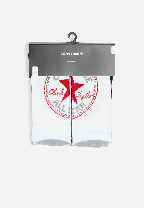 Converse - Chn cnvs ctp high crew 3 pack - multi
