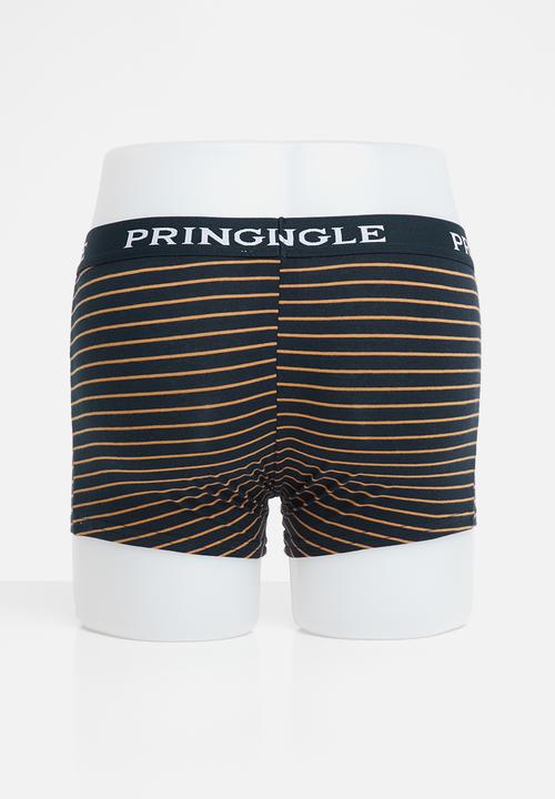 Pringle of Scotland - Odie boxer - mustard & navy