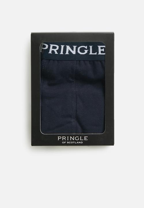 Pringle of Scotland - Newton boxer - navy & orange