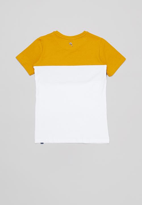 SOVIET - Crew neck colour block tee - multi 