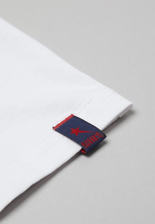 SOVIET - Crew neck colour block tee - multi 