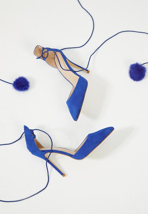 Public Desire - Una heel - blue suede