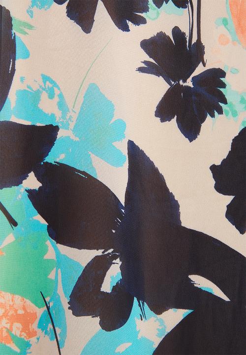 edit - Printed maxi dress - abstract floral