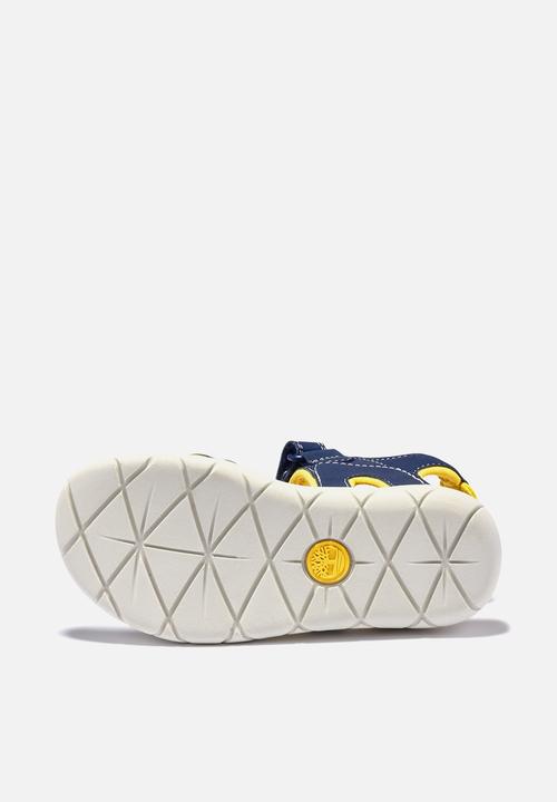 Timberland - Perkins row 2 strap - navy & yellow