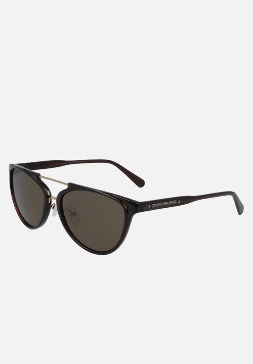 CALVIN KLEIN JEANS - DNU - City crystal brown sunglasses - brown