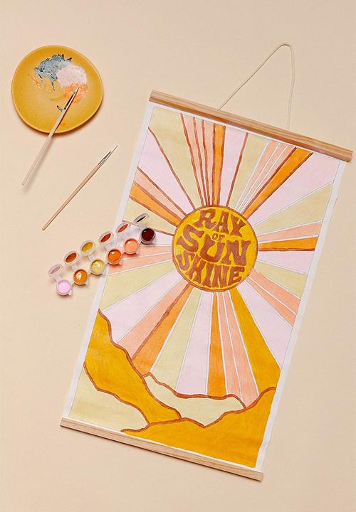 Typo - Paint by numbers - ray of sunshine