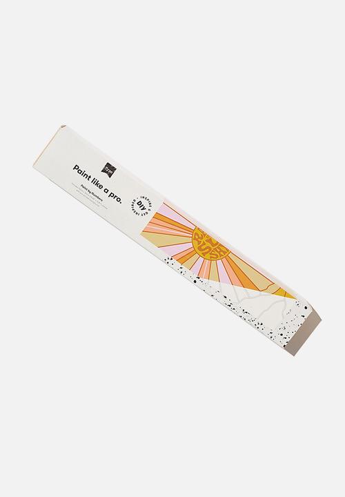 Typo - Paint by numbers - ray of sunshine