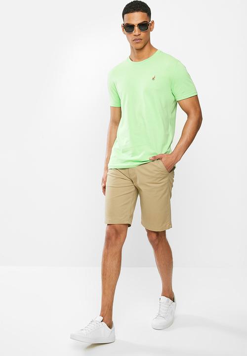 POLO - Lucas crew neck tee - light green