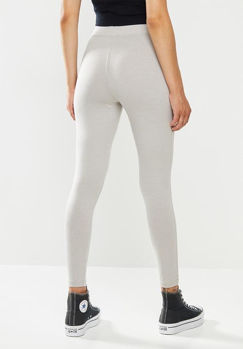 Missguided - Deep waist band legging - light grey