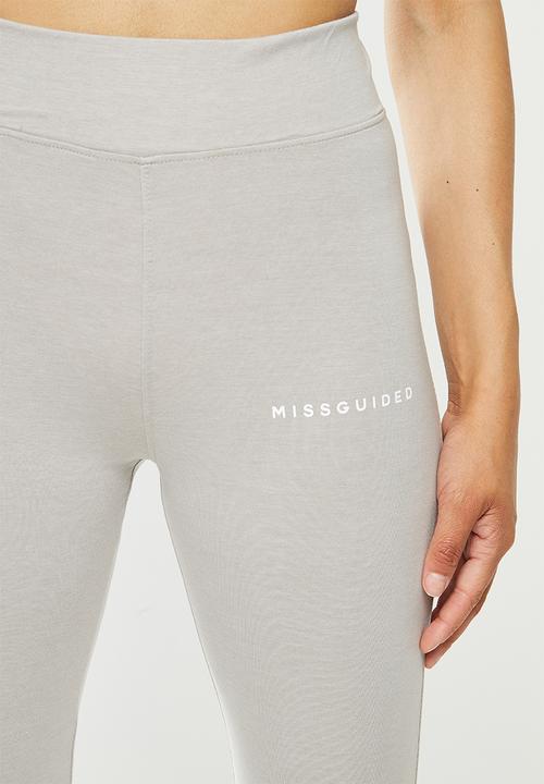 Missguided - Deep waist band legging - light grey