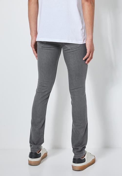 Superbalist - Seattle skinny knee slice jeans - grey