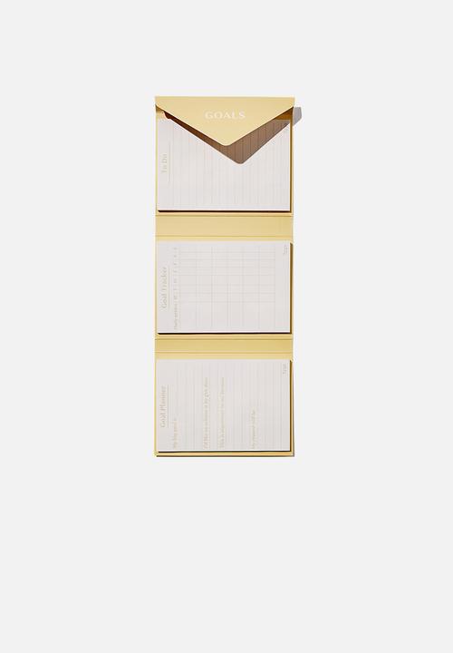 Typo - Planner pocket sticky note set - goal tracker