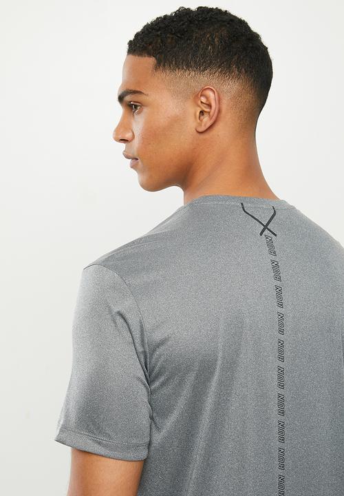 lotto - X-run tee mel pl tee - grey