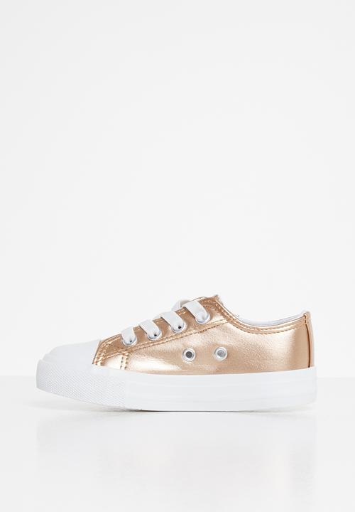 Cotton On - Classic trainer lace up - rose gold