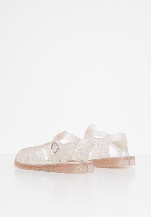 Cotton On - Amalfi jelly sandal - matte gold glitter