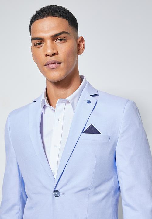 Superbalist - Regent slim fit blazer - light blue
