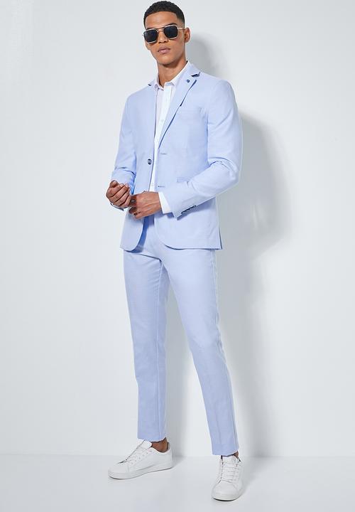 Superbalist - Regent slim fit blazer - light blue