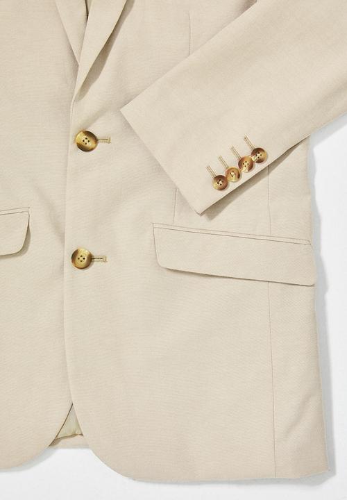 Superbalist - Regent slim fit blazer - beige 