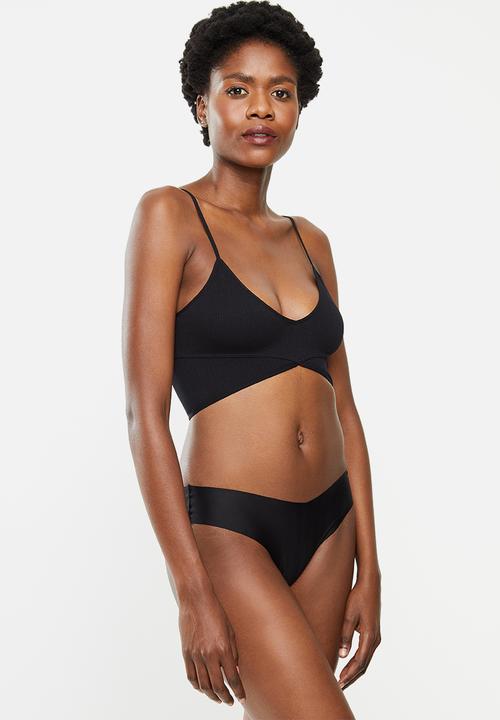 Cotton On - The invisible g-string brief - black/frappe/dusty rose