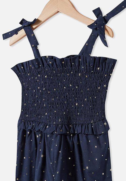 Cotton On - Imogen shirred jumpsuit - navy