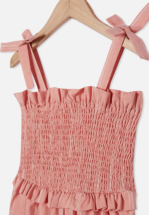 Cotton On - Imogen shirred jumpsuit - pink