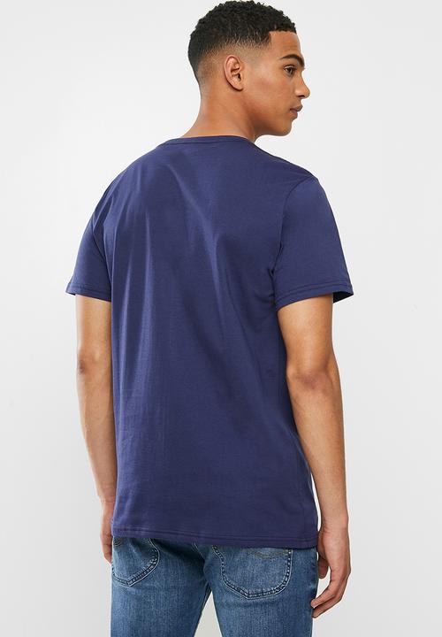 Fox - Clocked out tee - light indigo