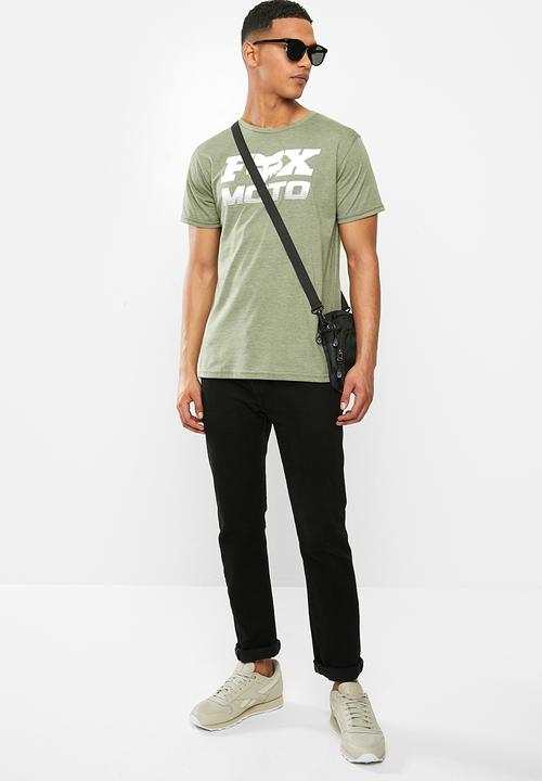 Fox - Charger tee - heather brigade