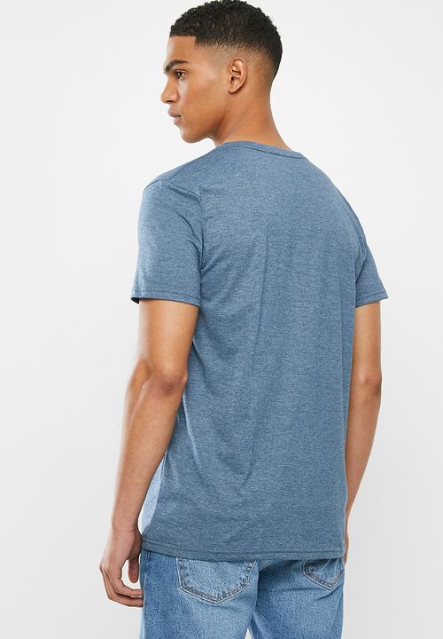 Fox - Charger  tee - posidon melange