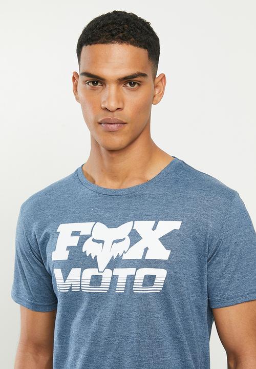Fox - Charger  tee - posidon melange