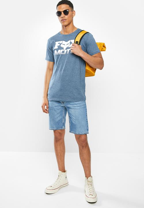 Fox - Charger  tee - posidon melange