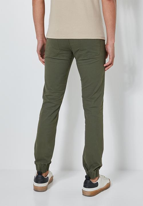 Superbalist - Cade slim jogger - khaki green