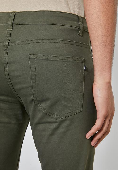 Superbalist - Cade slim jogger - khaki green