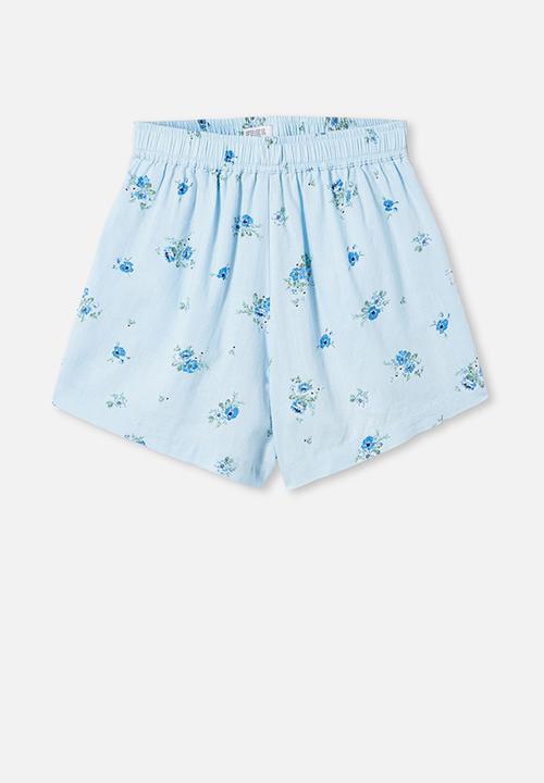 Free by Cotton On - Chelsea woven short - blue