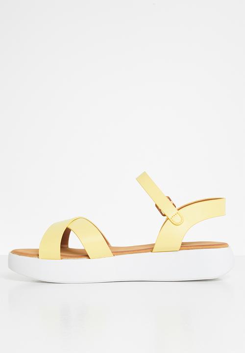 Jada - Flatform sandal - yellow